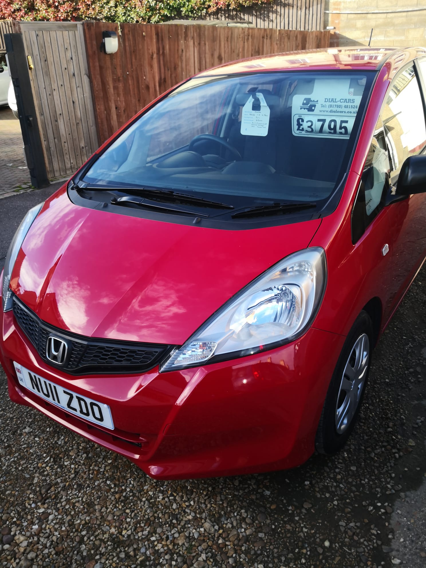 2011 honda jazz 1.2 s red