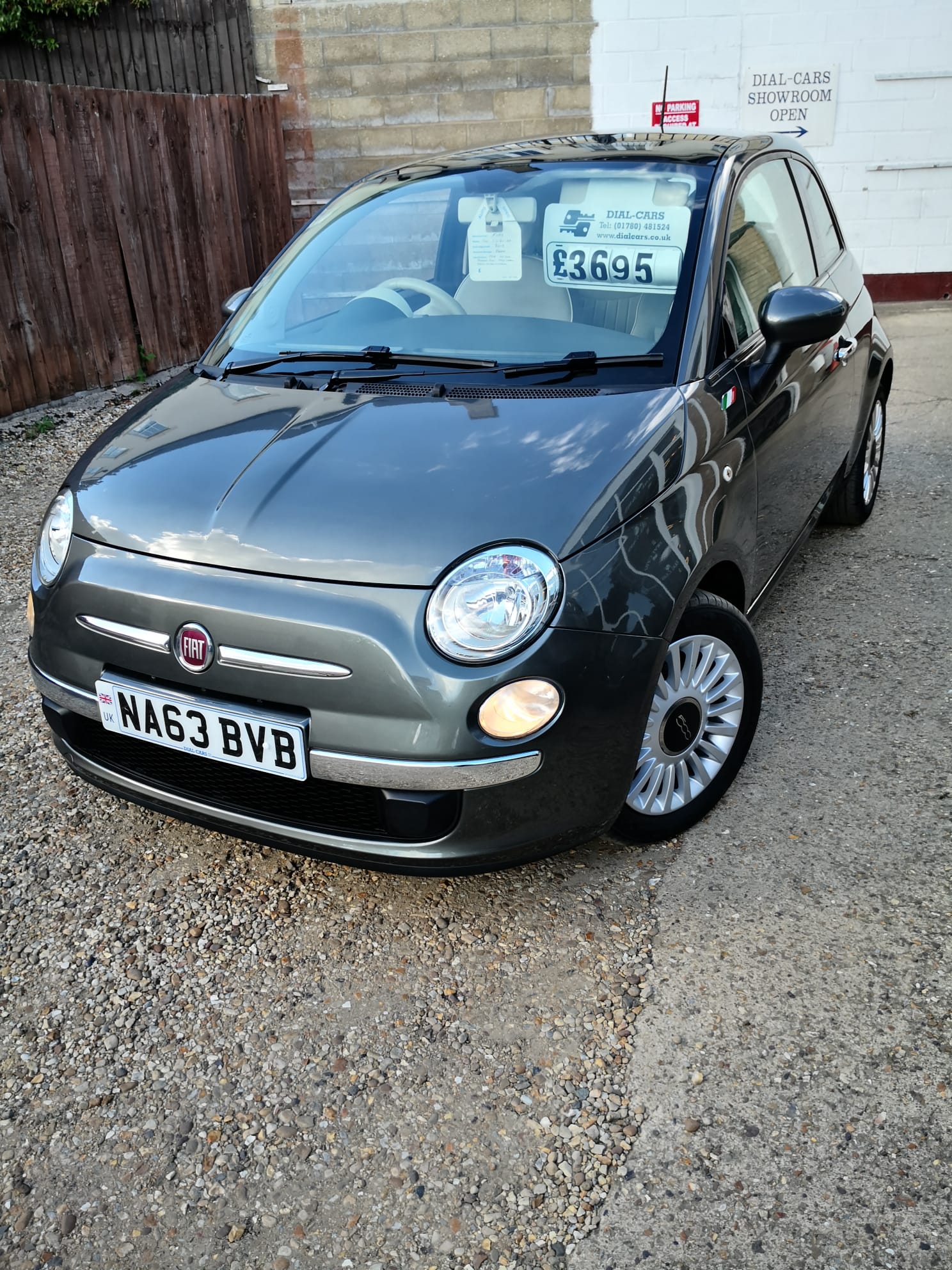 2013 fiat 500 1.2 lounge metallic grey