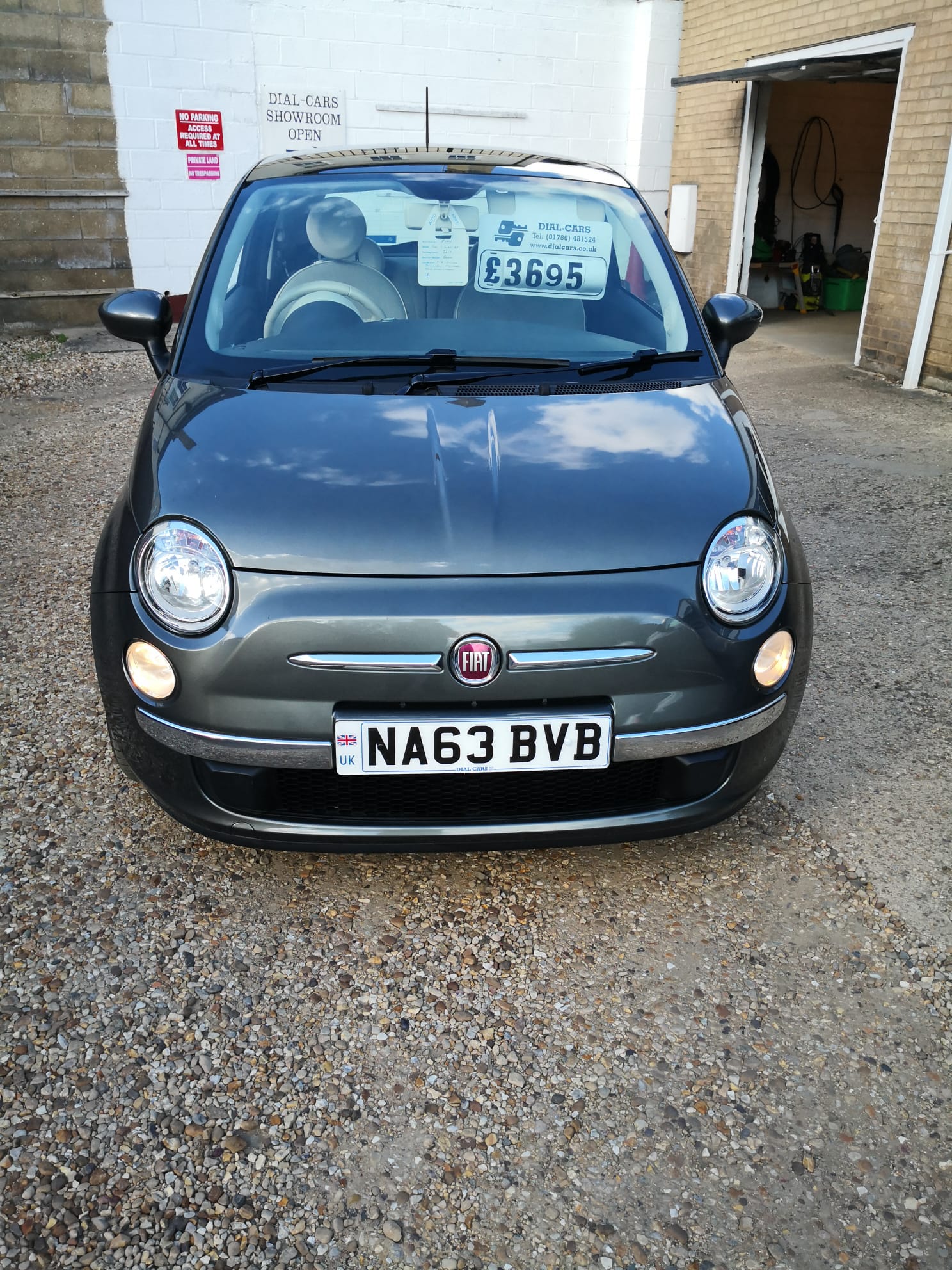 2013 fiat 500 1.2 lounge metallic grey