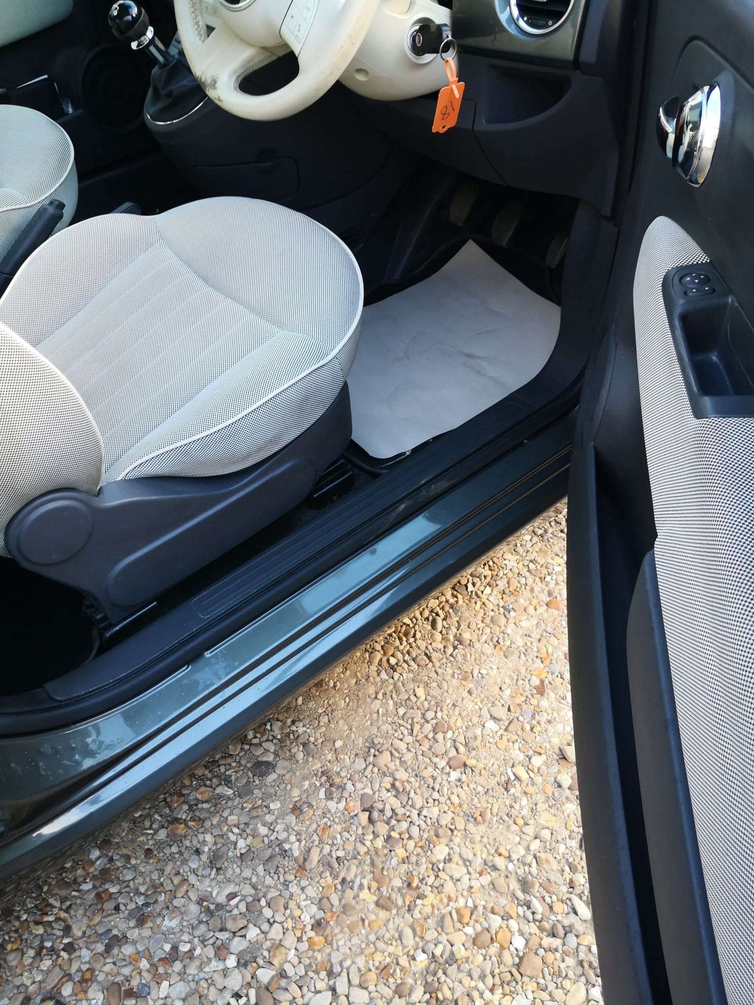 2013 fiat 500 1.2 lounge metallic grey