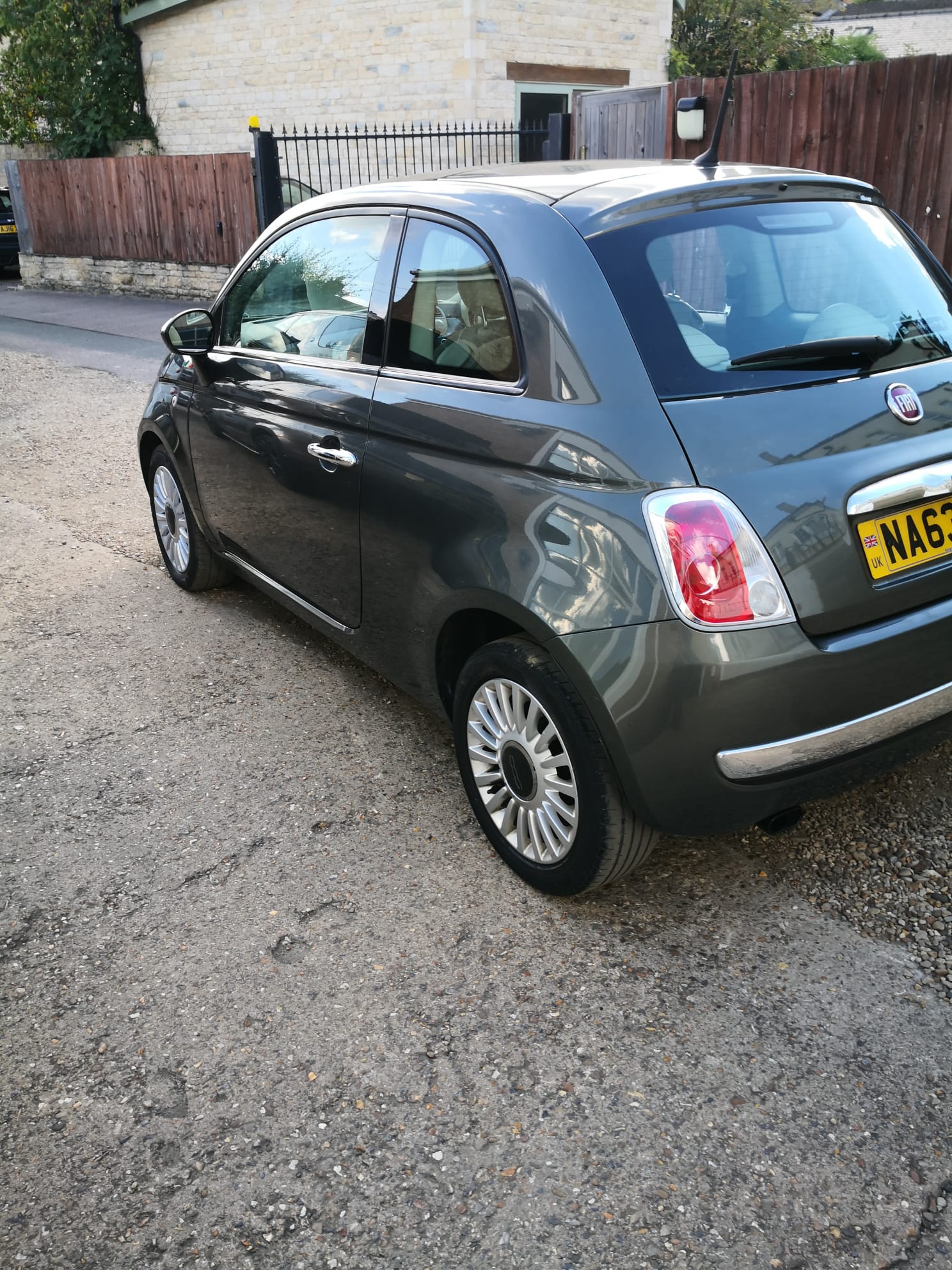 2013 fiat 500 1.2 lounge metallic grey